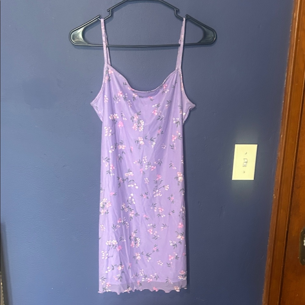 Lavender Floral Cami Dress